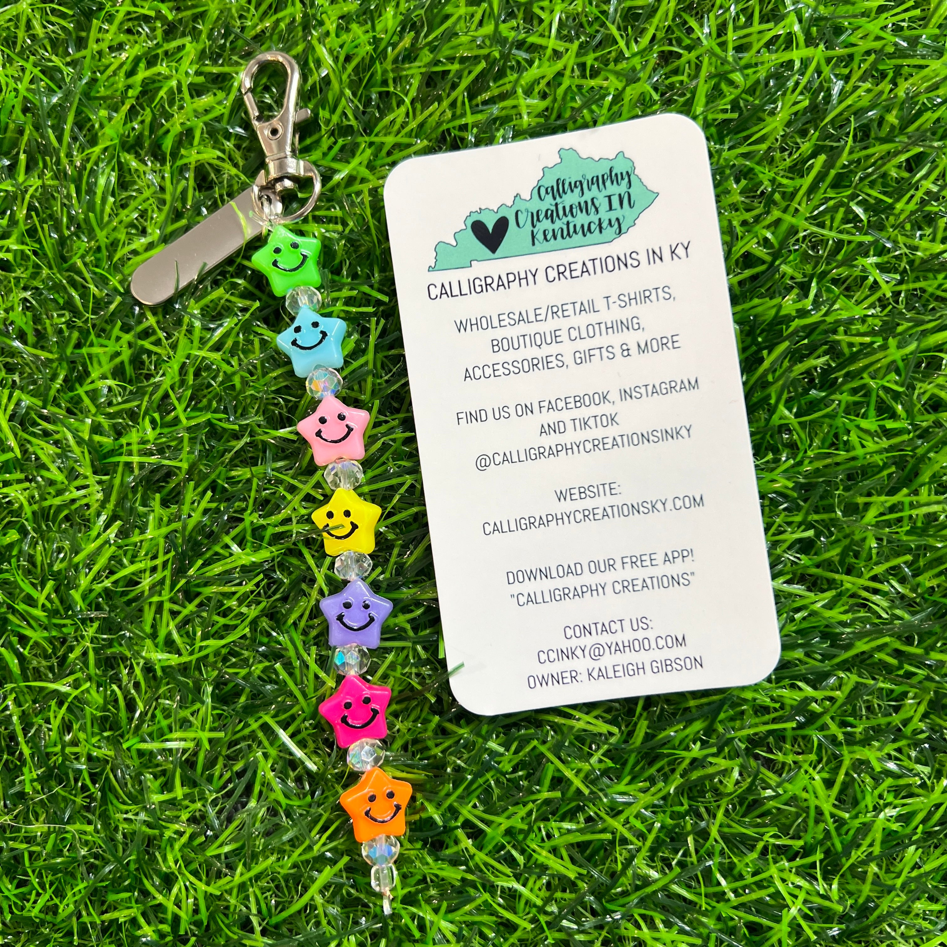 Rainbow Stars Bead Charm