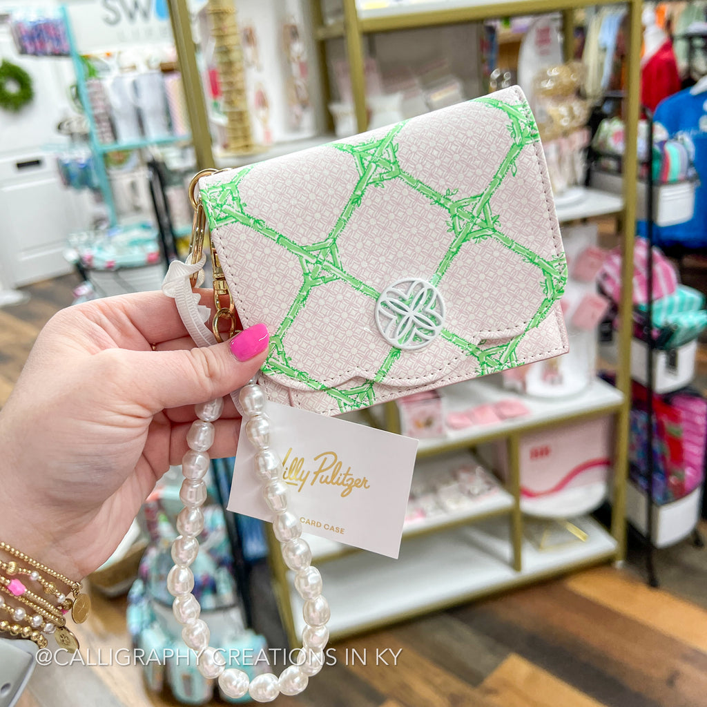 Lilly Pulitzer Butterfly Trellis Snap Card Case