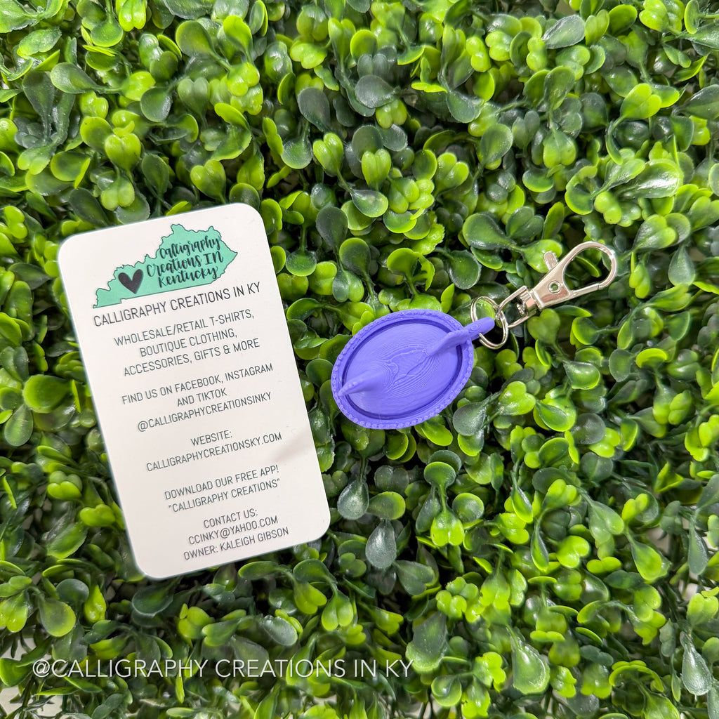 Purple | Hen Keychain