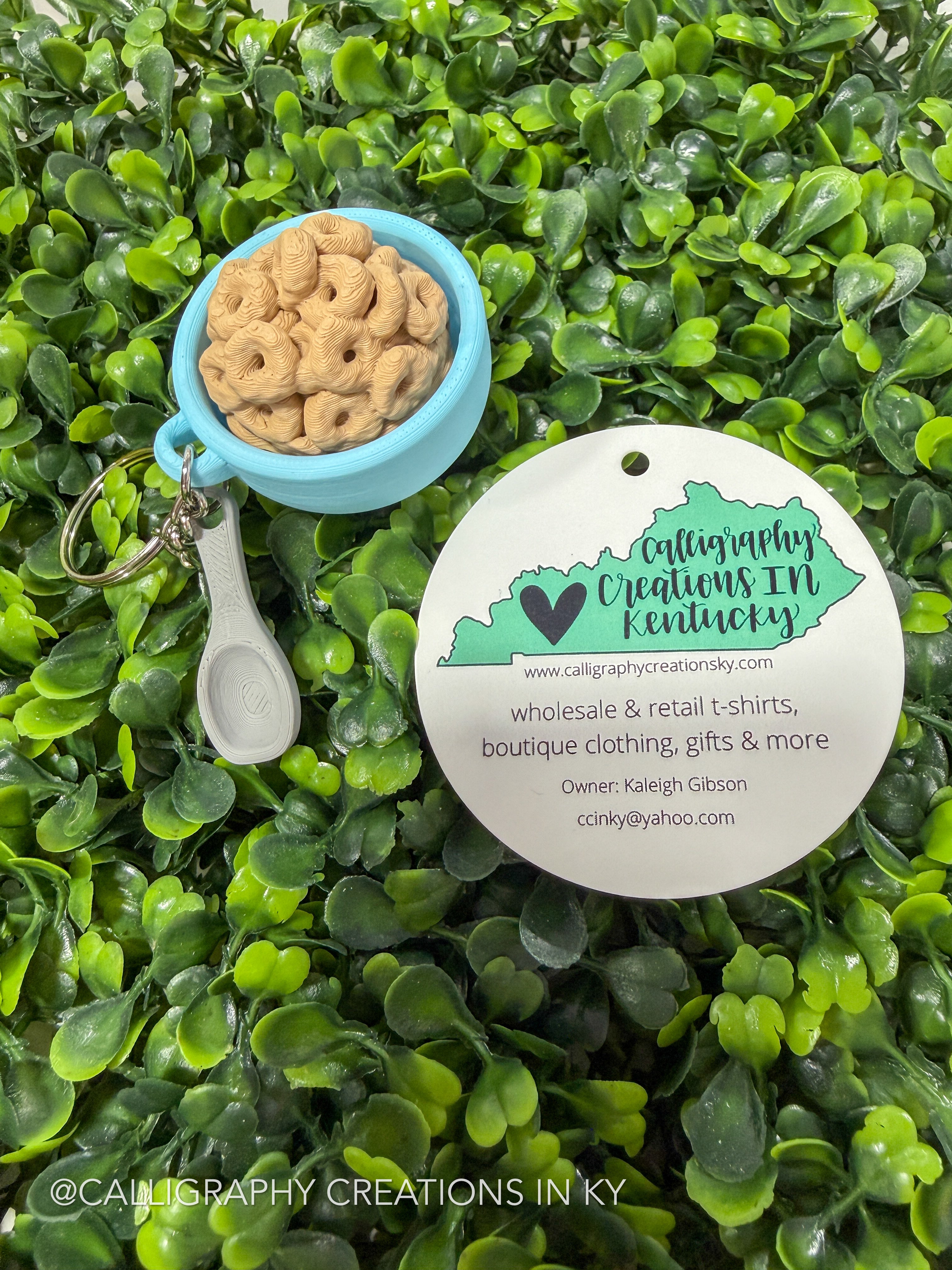 Blue | Cereal Fidget Clicker Keychain
