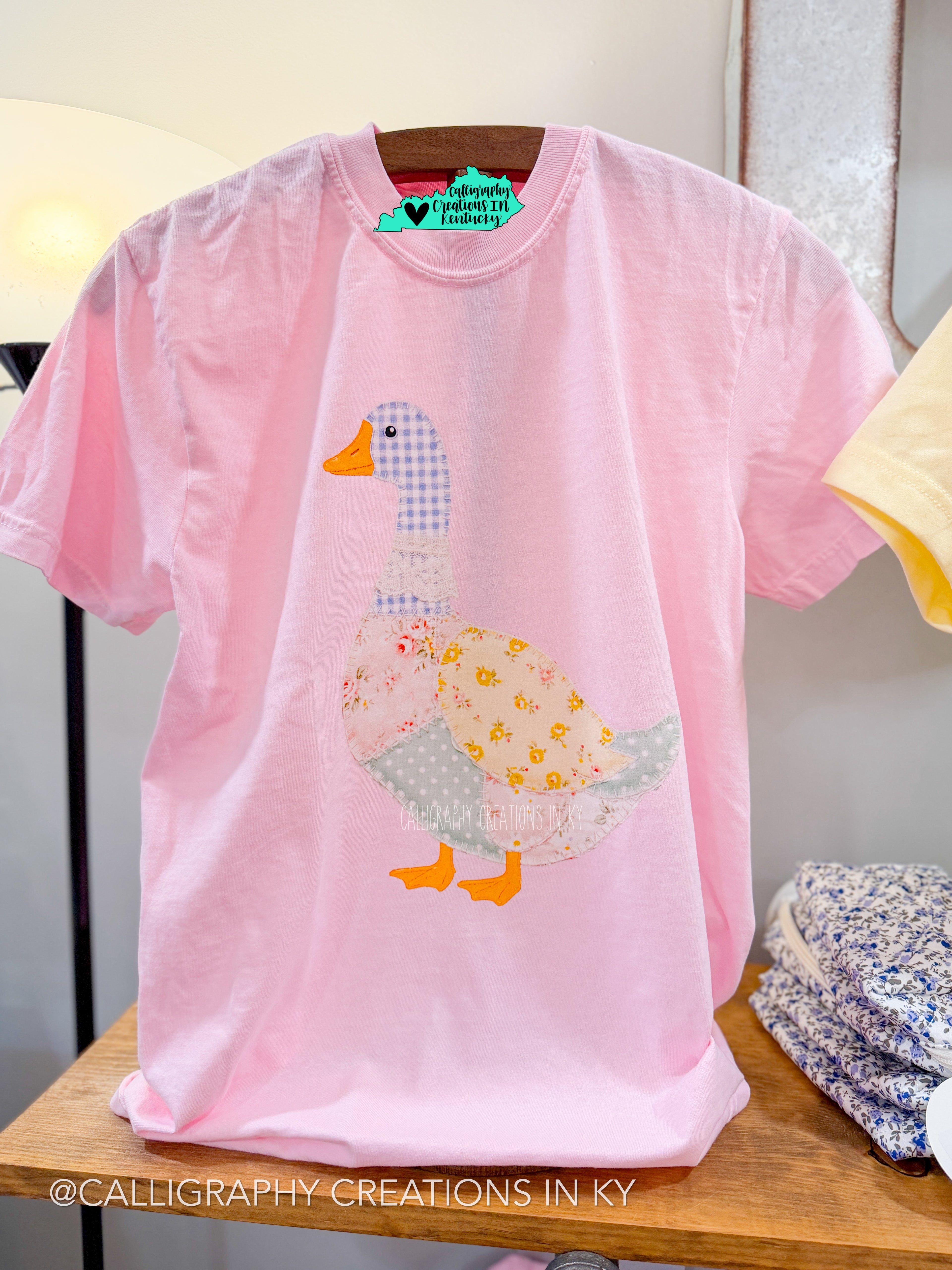 Faux Patchwork Goose CC Tee