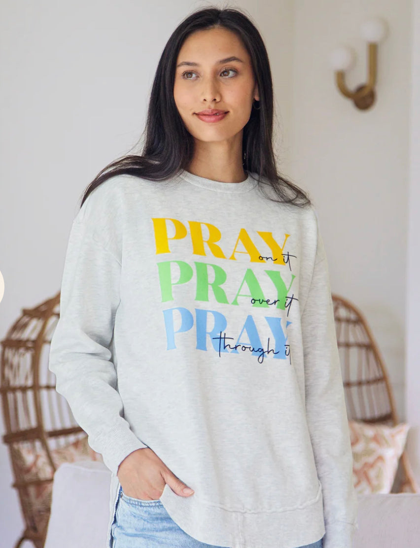 Pray On It | Royce Poncho Fleece