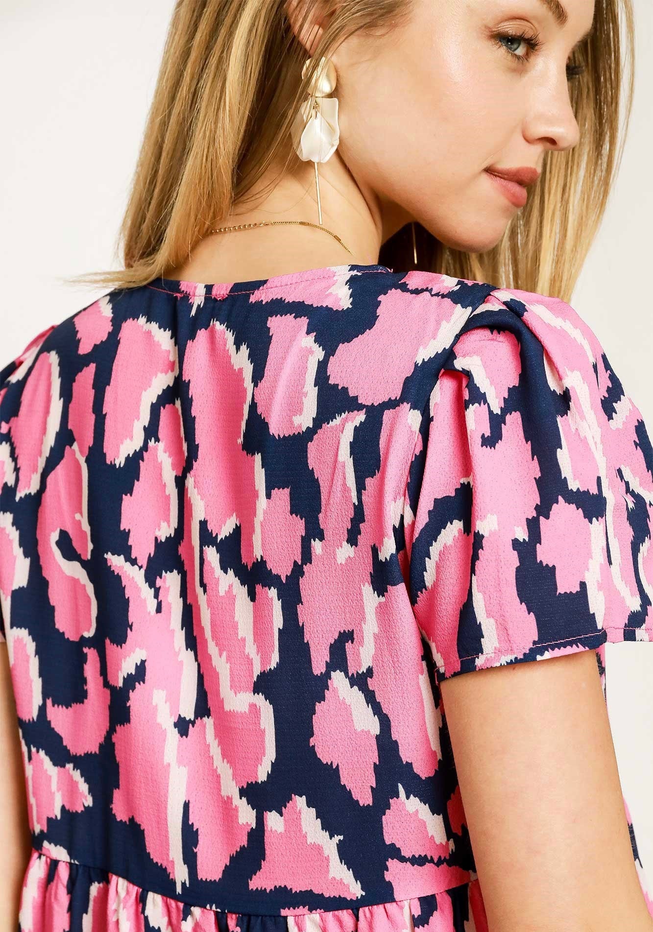 Navy/Pink | Raven Mini Dress *FINAL SALE*