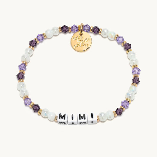 Mimi / Passionate Purple Little Words Project Beaded Bracelet
