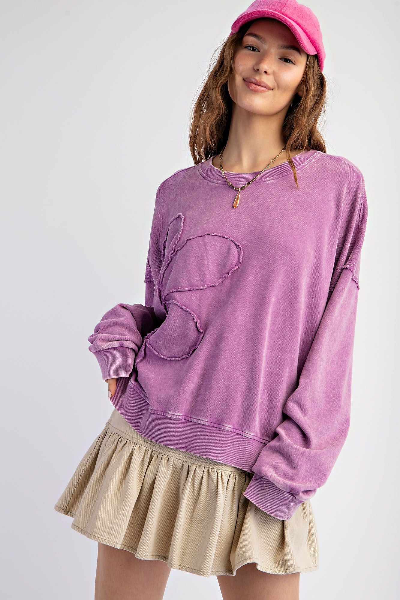 Orchid | Flower Power Pullover *FINAL SALE*