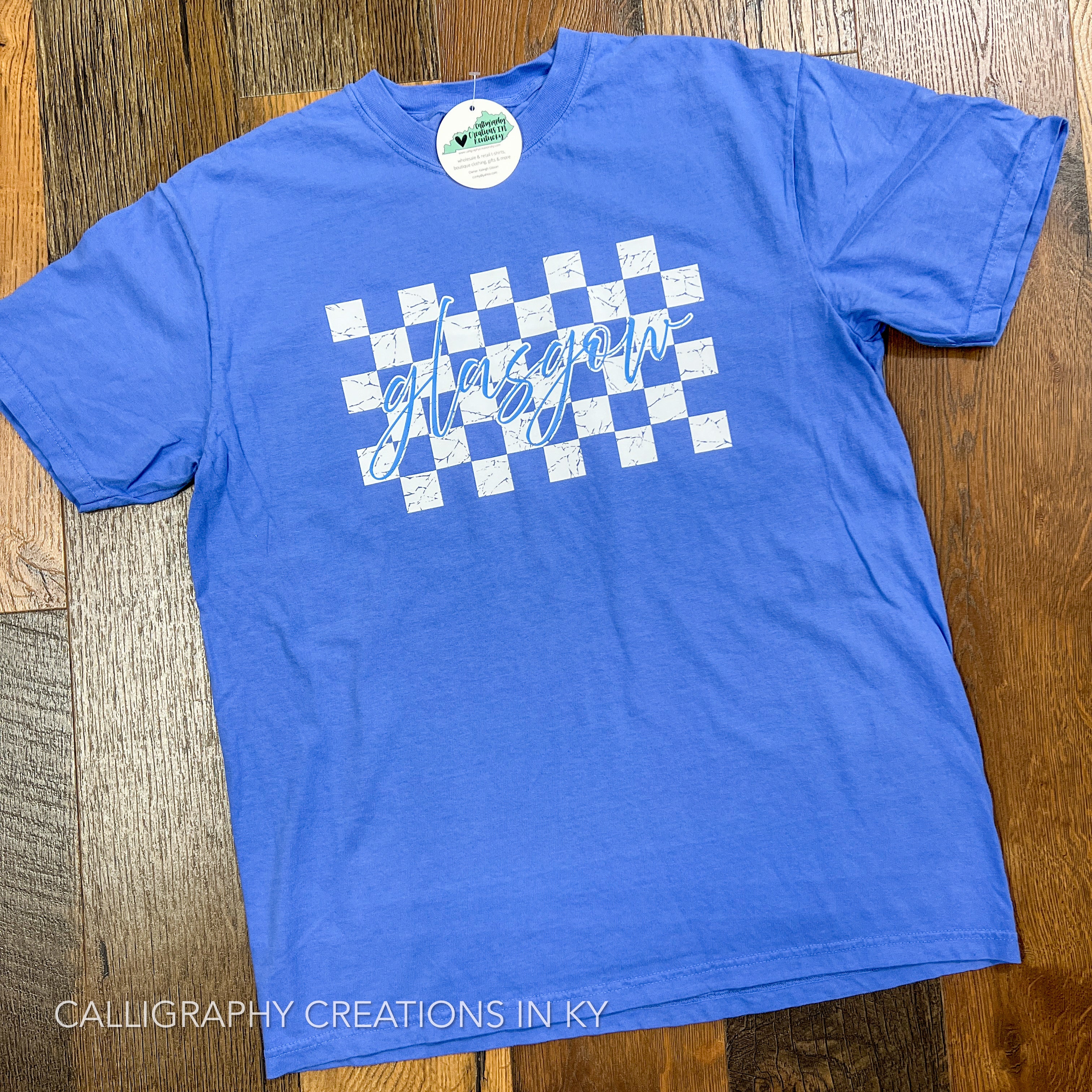 2X Checkered Glasgow CC Tee *FINAL SALE*