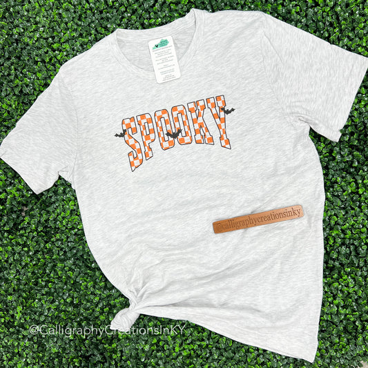2XL - Checkered Spooky Tee - FINAL SALE