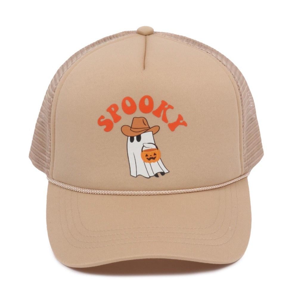 Tan | Spooky Trucker Hat