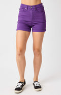 Purple Mayme Jean Shorts • Judy Blue FINAL SALE