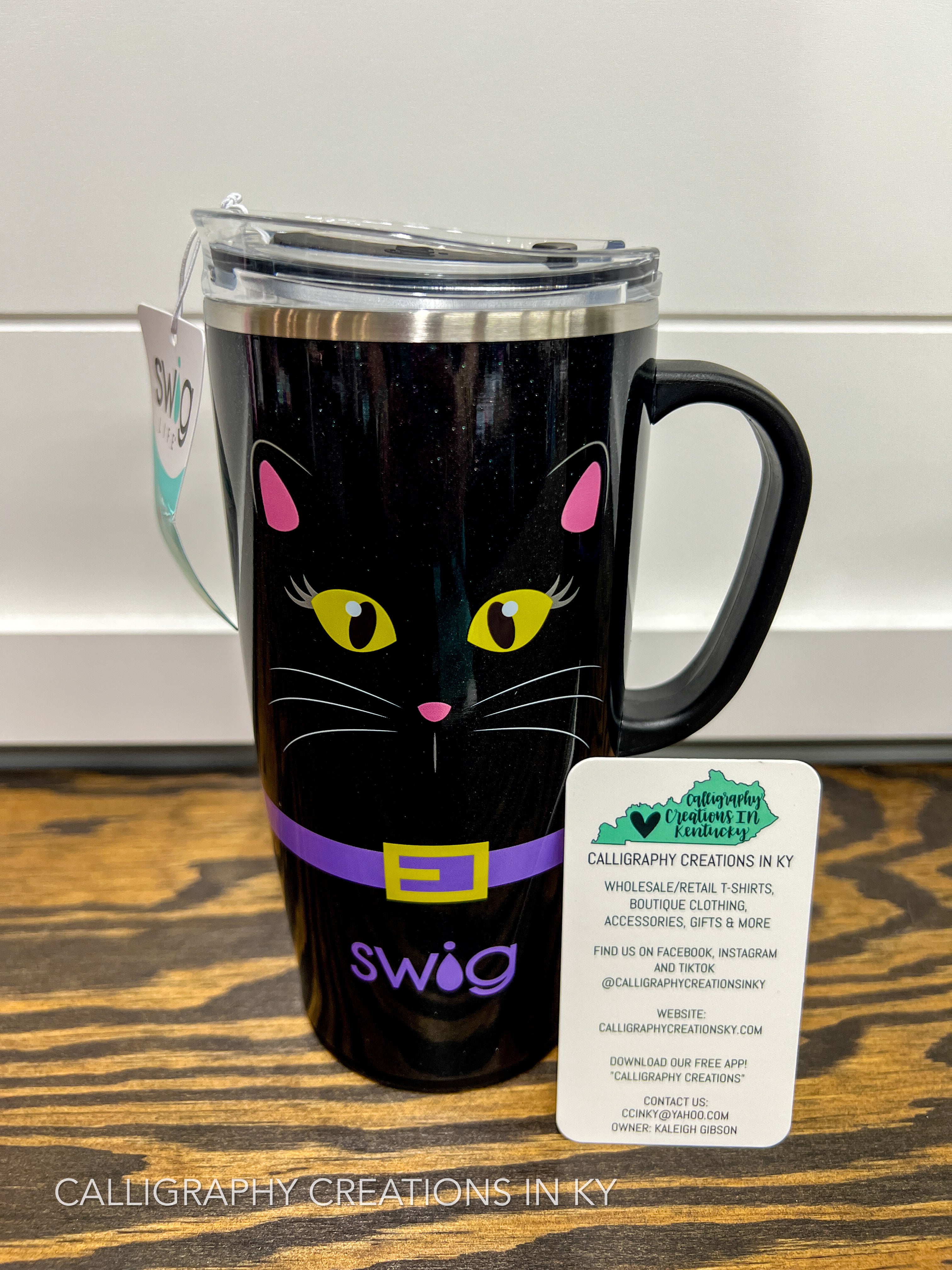 Cat | Boo Crew 22 oz Swig Travel Mug