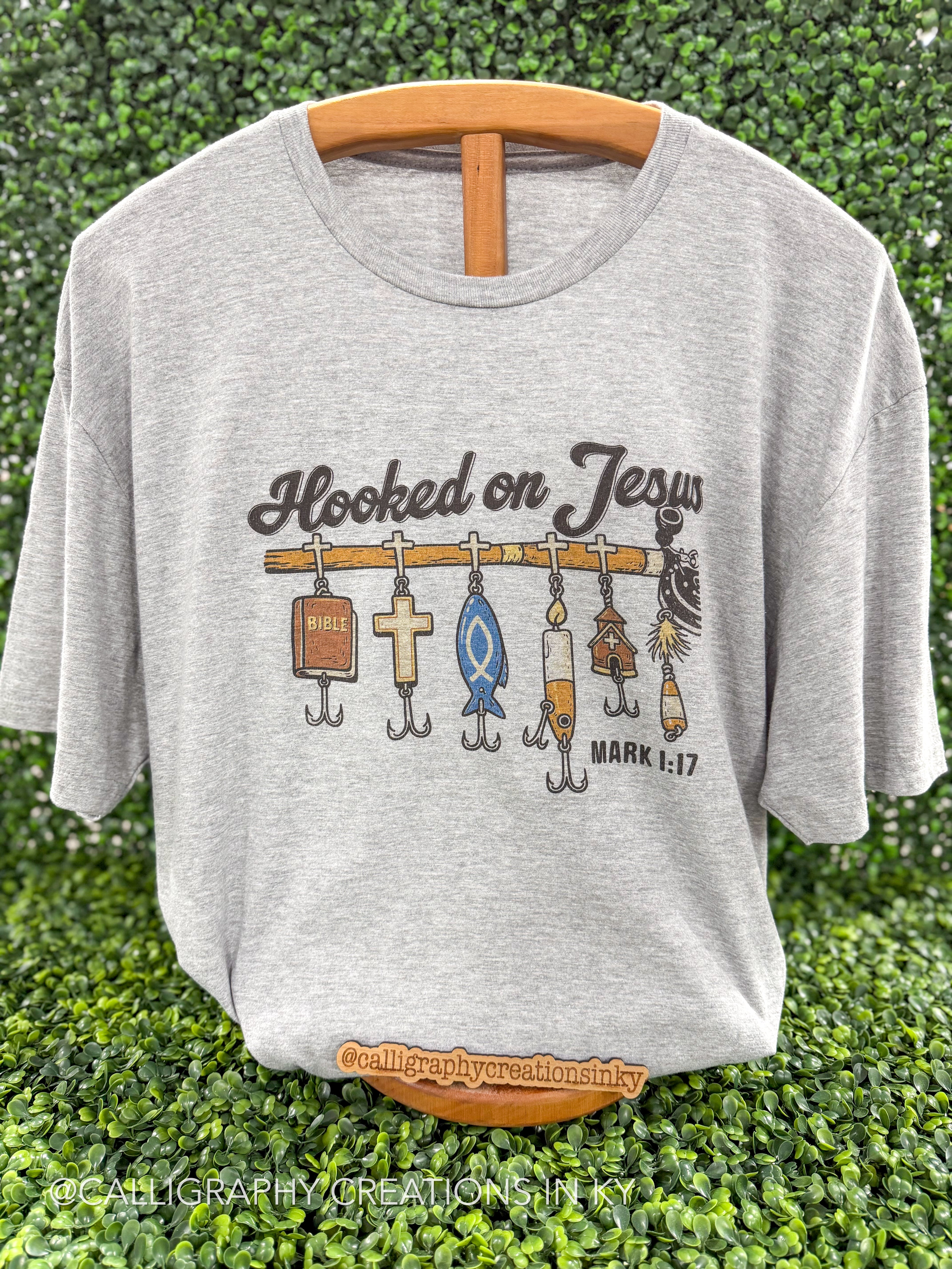 Hooked On Jesus Tee