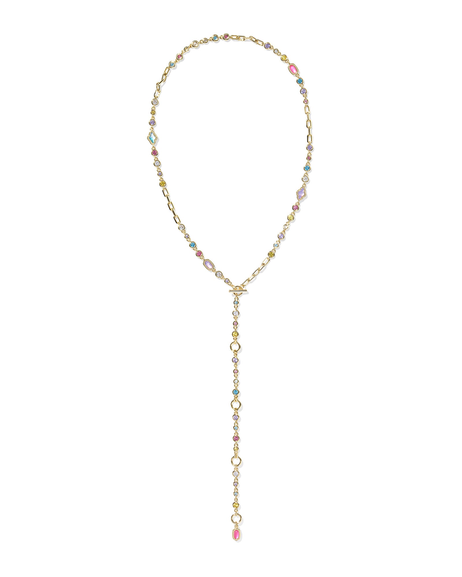 Kendra Scott Mini Elisa Abbie Strand Necklace - Gold Multi Mix