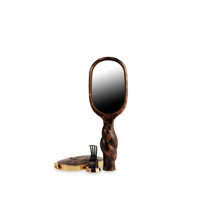 Teleties Mini Boar Bristle Hair Brush - Tortoise