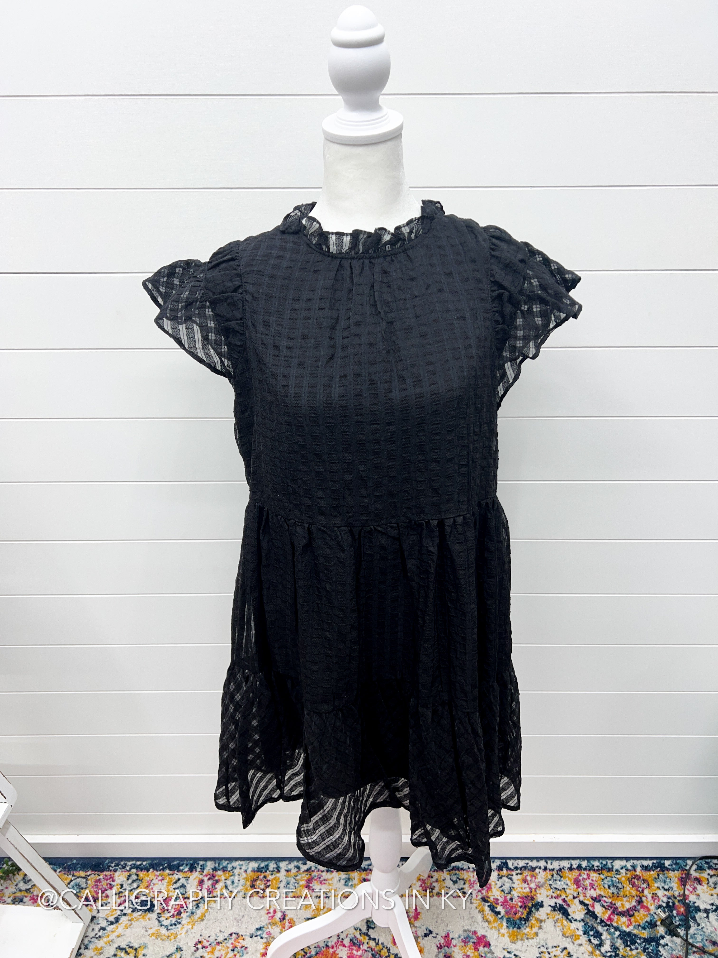 Black | Kassie Short Dress *FINAL SALE*