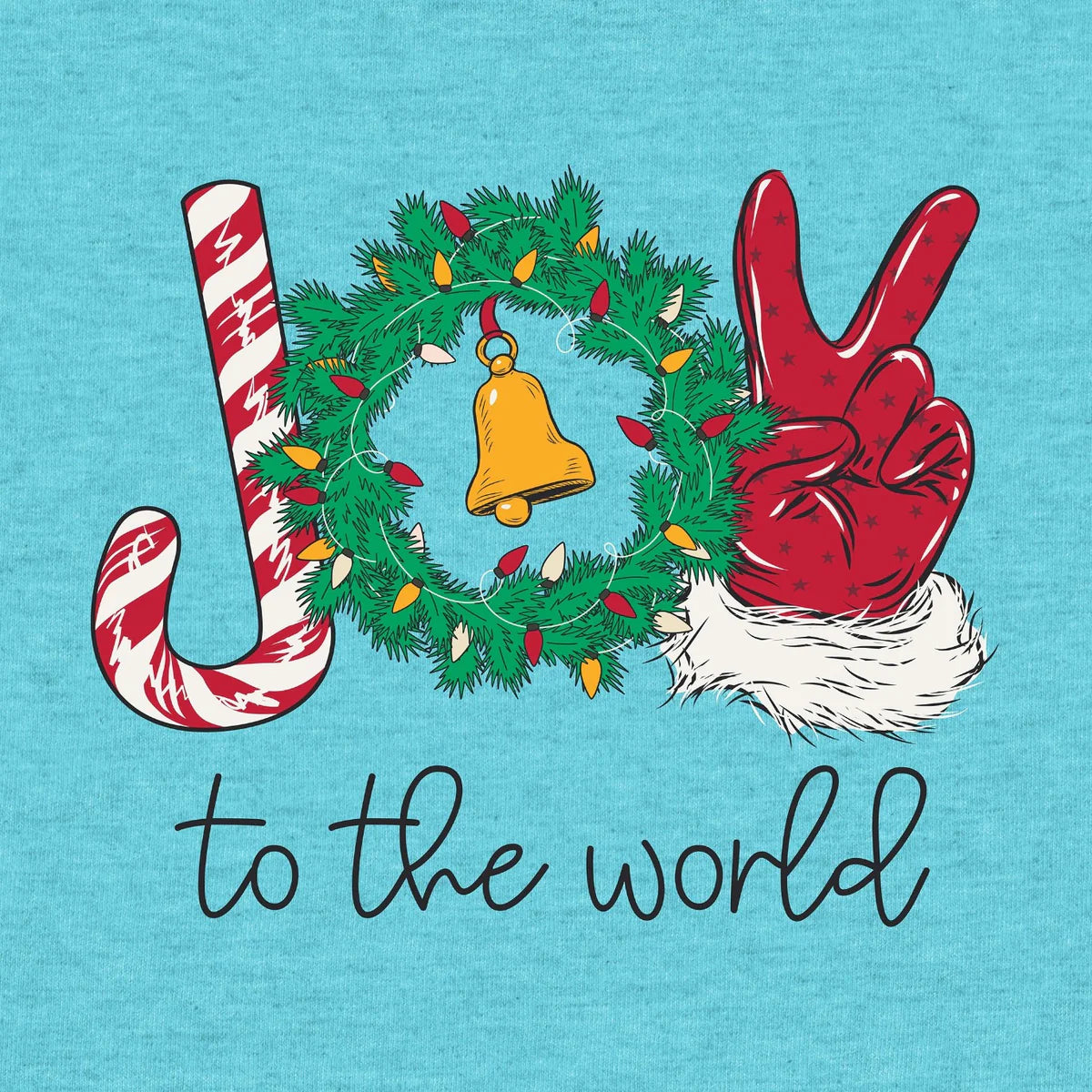 Joy Wreath | Royce Poncho Fleece