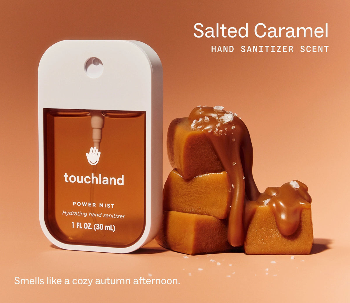 Touchland Salted Caramel Power Mist Hydrating Hand Sanitizer
