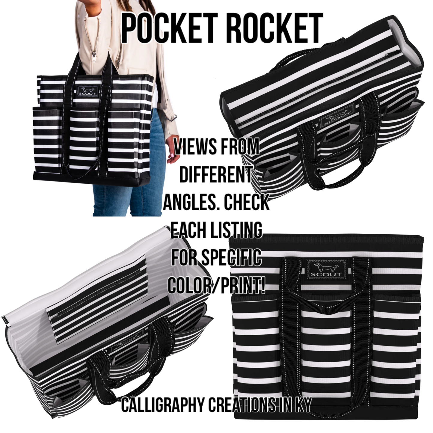 Pocket Rocket SCOUT Multi-Pocket Tote Medium | Summer Friyay