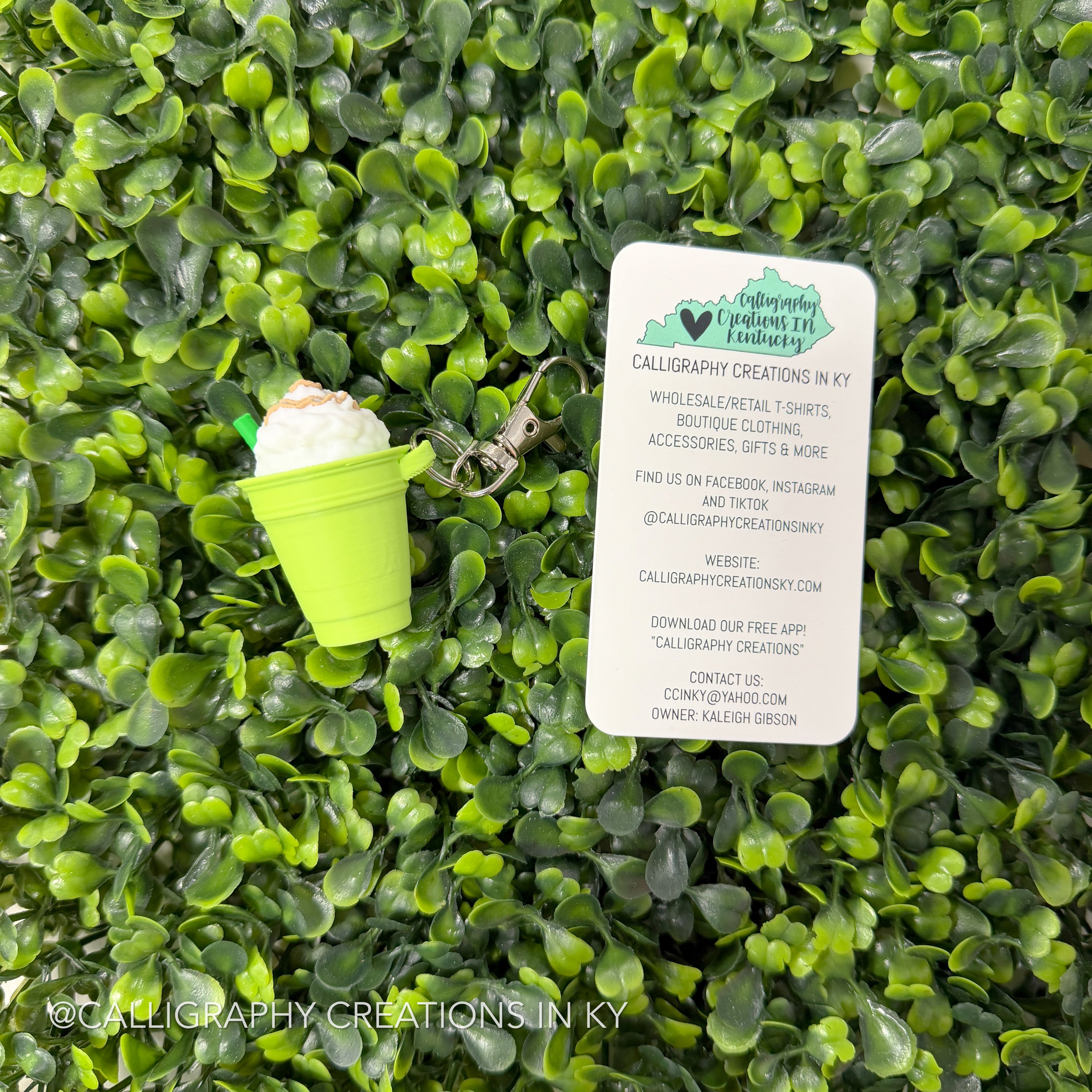 Apple Frappe Fidget Clicker Keychain