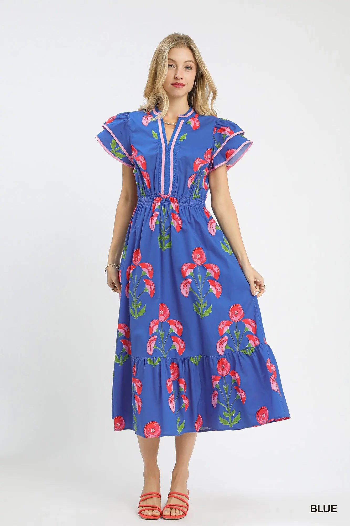 Blue/Pink | Carly Dress