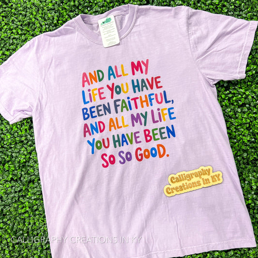 Orchid Faithful CC Tee
