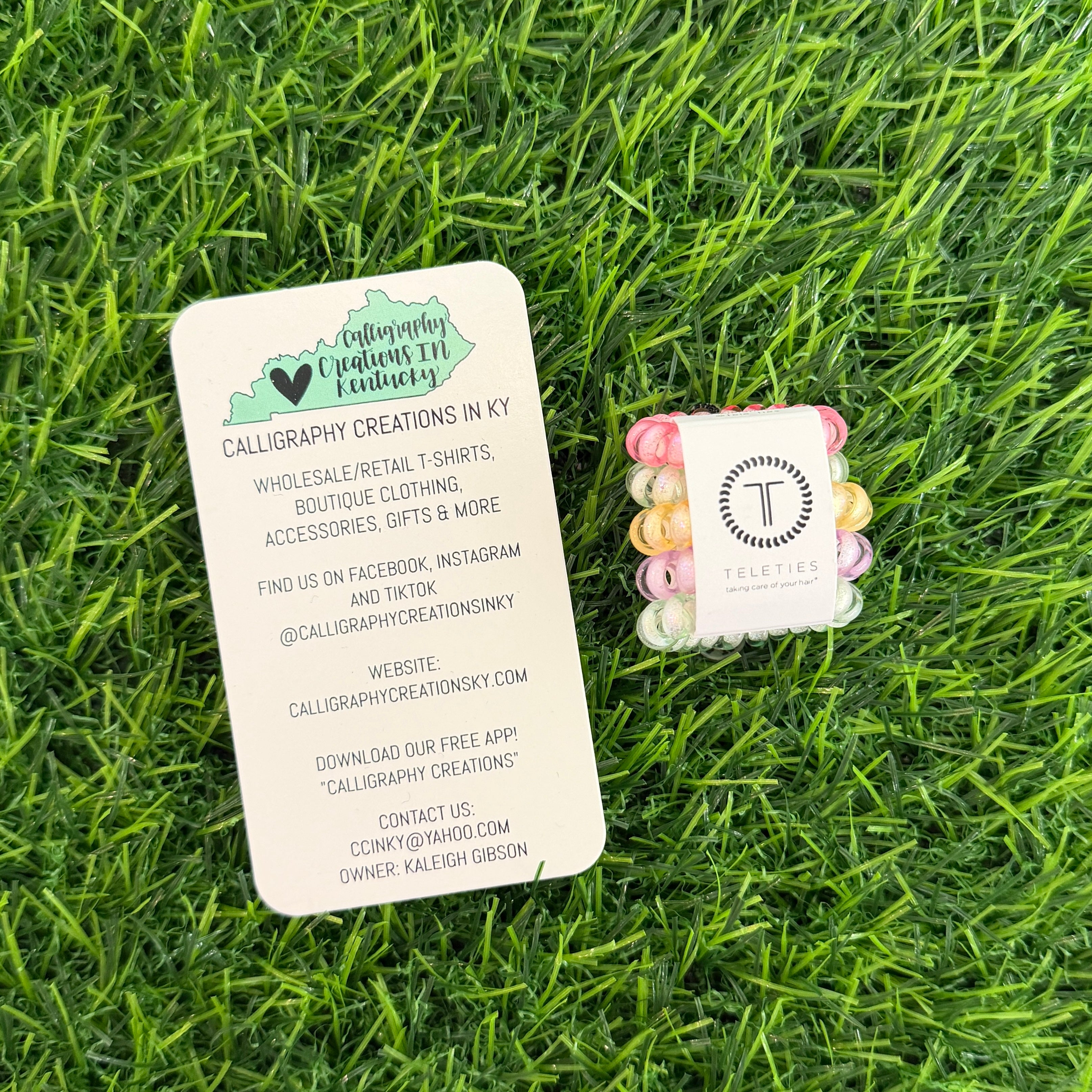 Shimmering Spring TINY - TELETIES Hair Ties