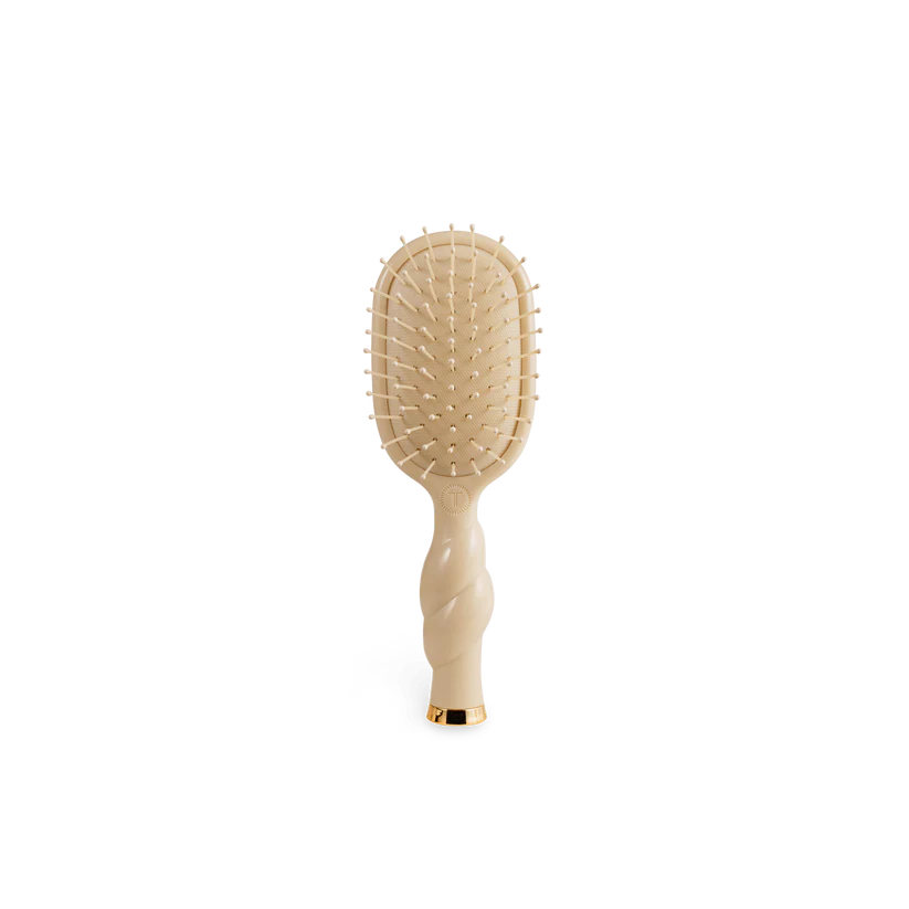 Teleties Mini Detangler Hair Brush for Medium Hair - Tan