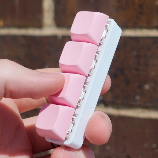 Pink • 4x1 Stick Mechanical Fidget Keychain