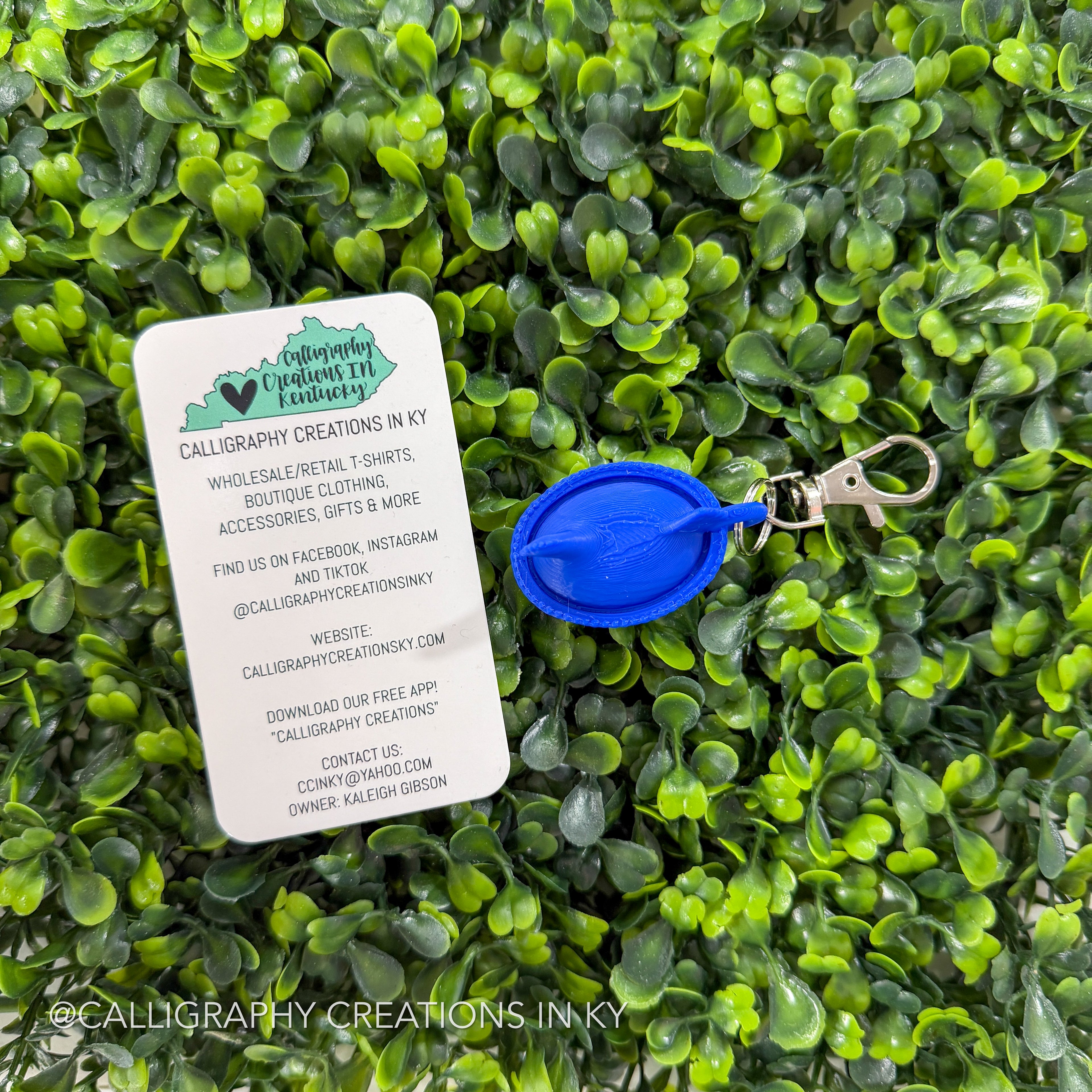 Royal Blue | Hen Keychain