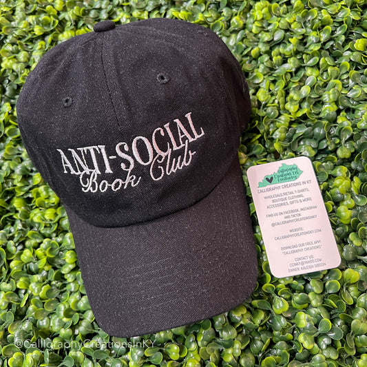 Anti Social Book Club Hat