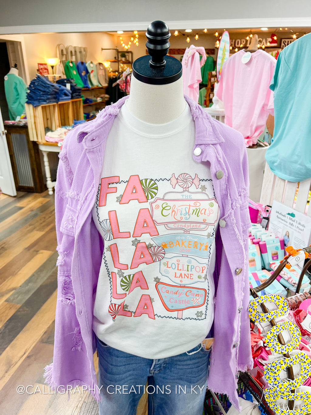 Lavender Distressed Shacket – Calligraphy Creations In KY