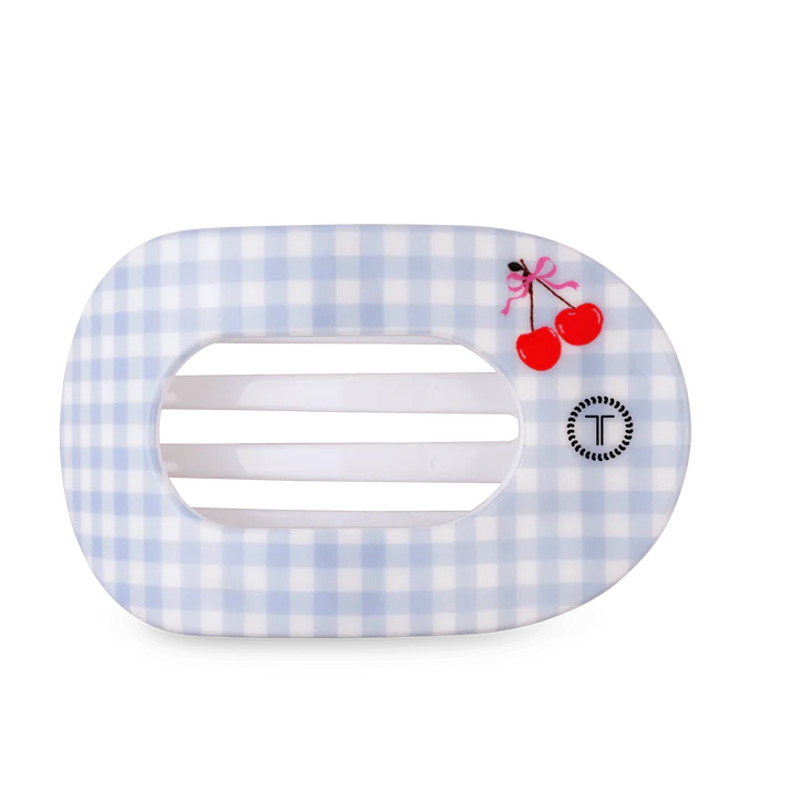 Basket Of Cherries - Flat Round TELETIES Hair Clip