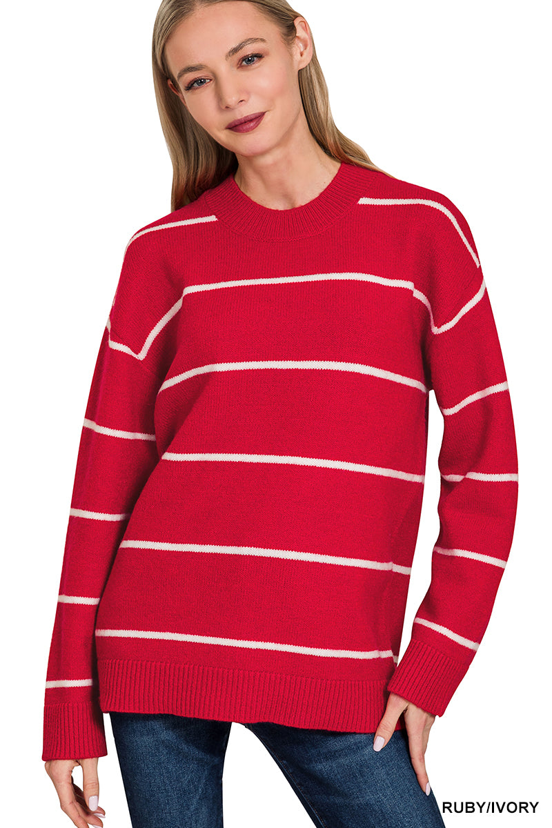 Red Stripe Sweater