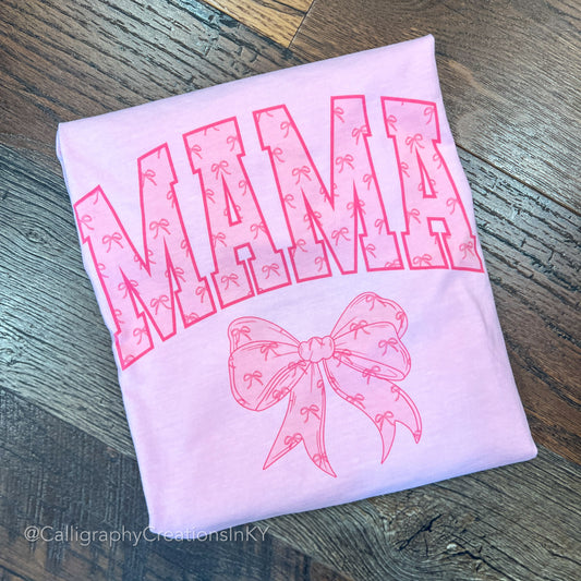 Pink Mama Bows CC Tee
