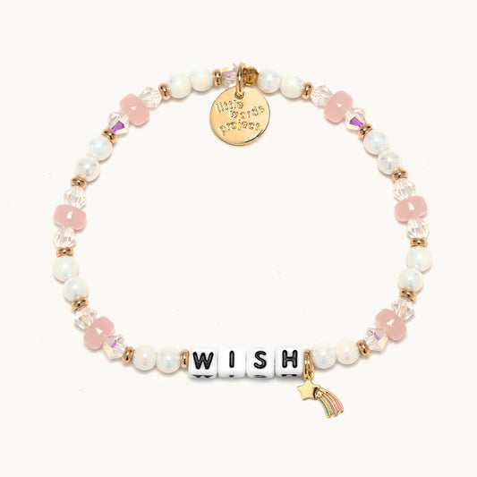 Wish / Shooting Star Little Words Project Beaded Bracelet