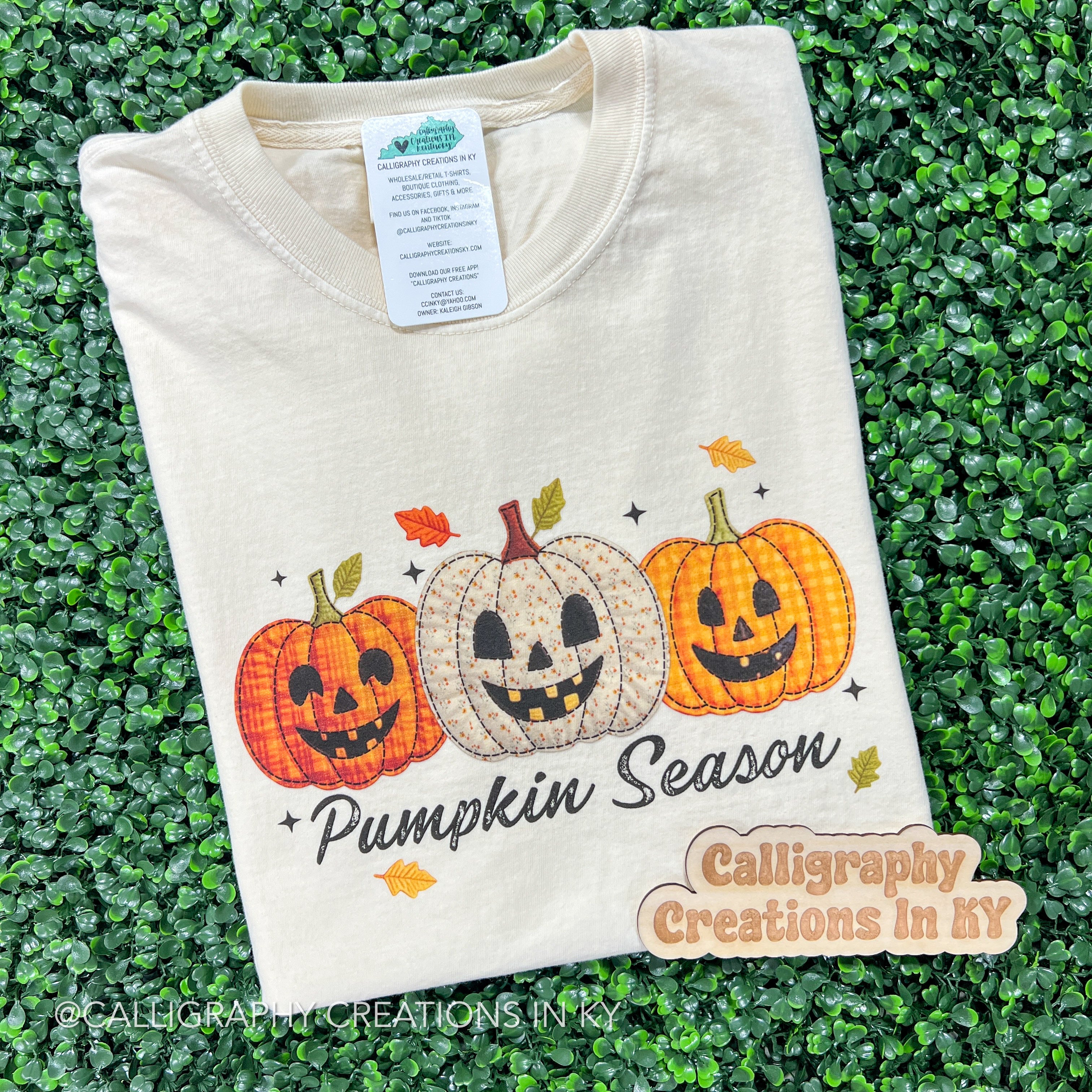 SMALL - Halloween Pumpkin Season CC Tee *FINAL SALE*