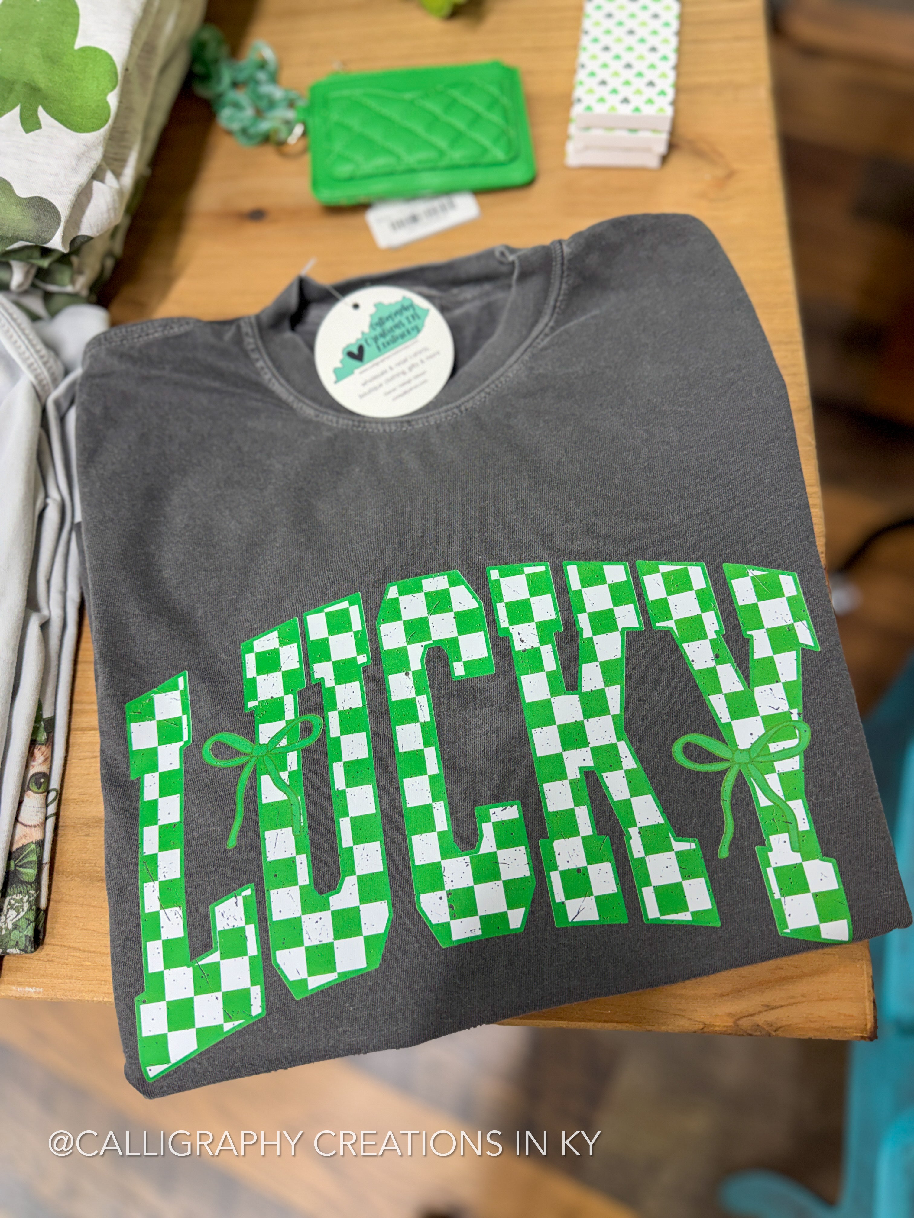 Checkered Lucky CC Tee