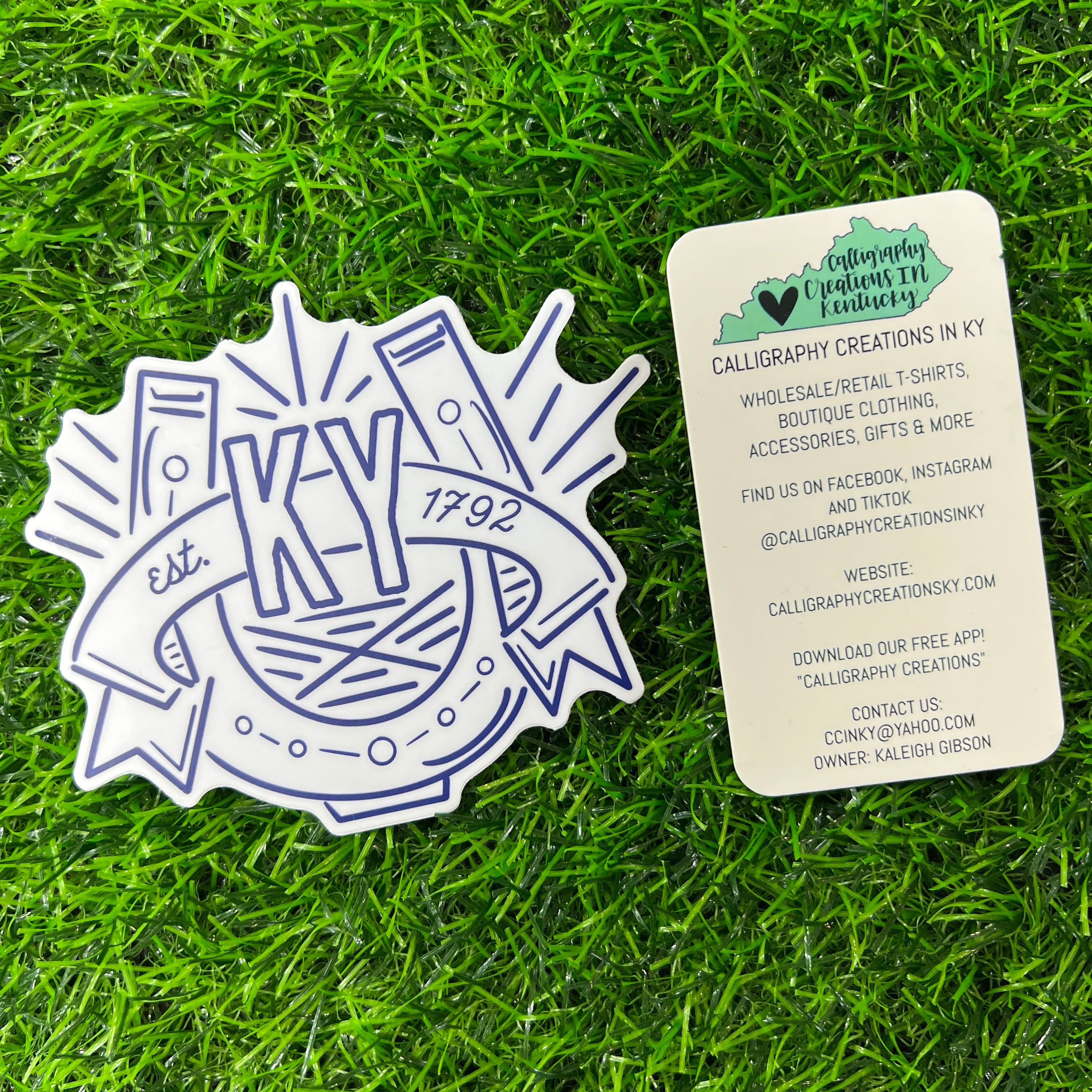 KY 1792 Sticker - Doodles By Rebekah