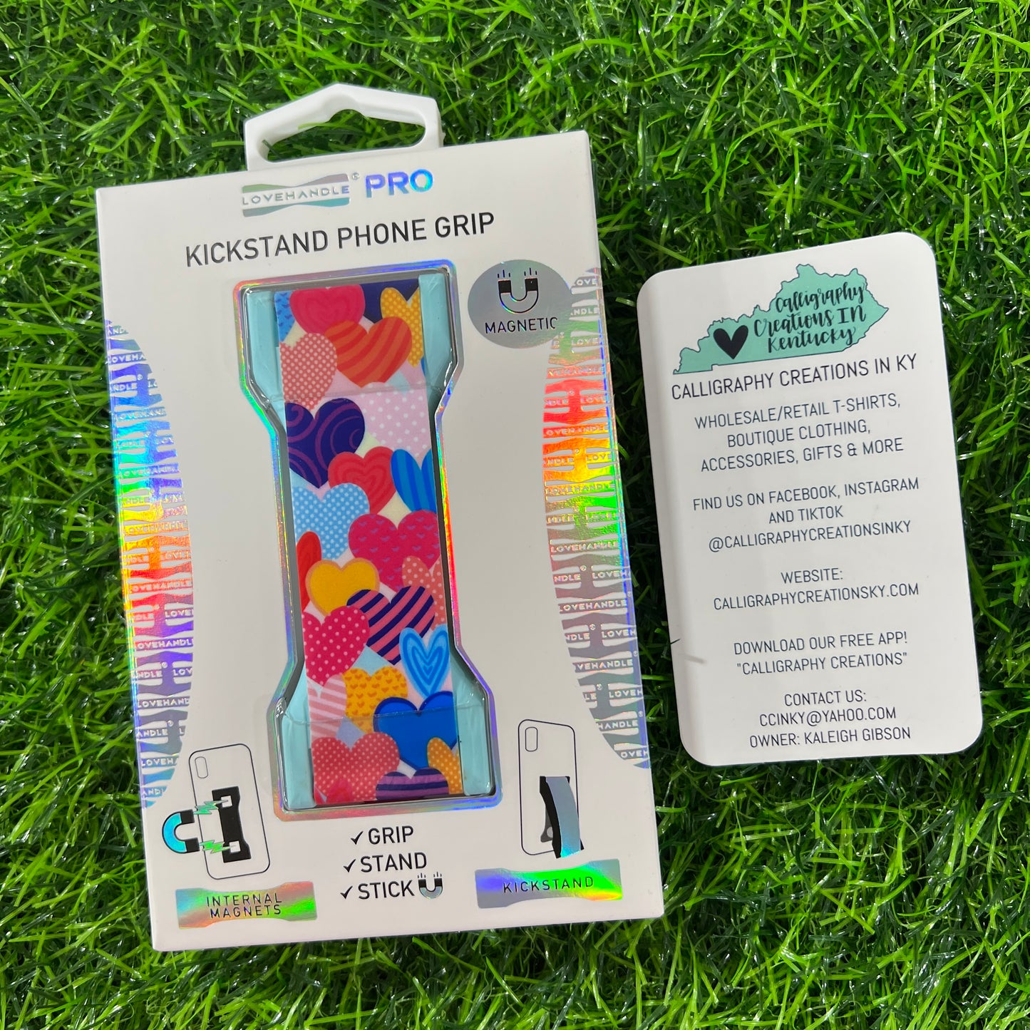 Paper Hearts Silicone LoveHandle Pro Phone Grip