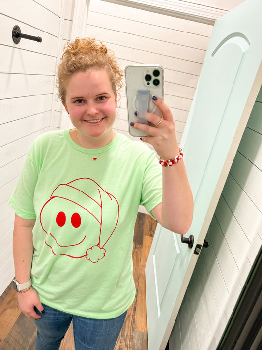 Christmas Happy Face Tee • DOORBUSTER DEAL • FINAL SALE