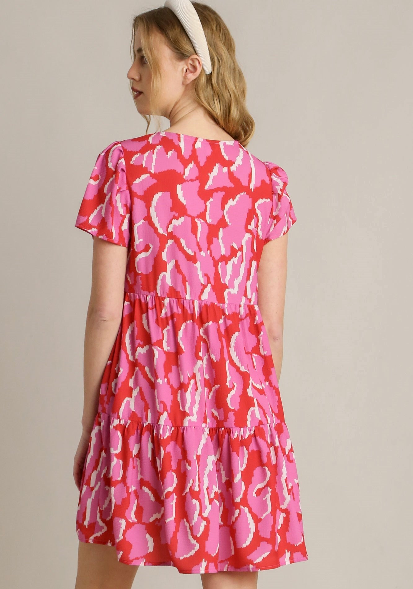 Red/Pink | Raven Mini Dress *FINAL SALE*