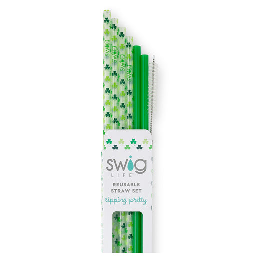 Pinch Proof Swig Reusable Straw Set