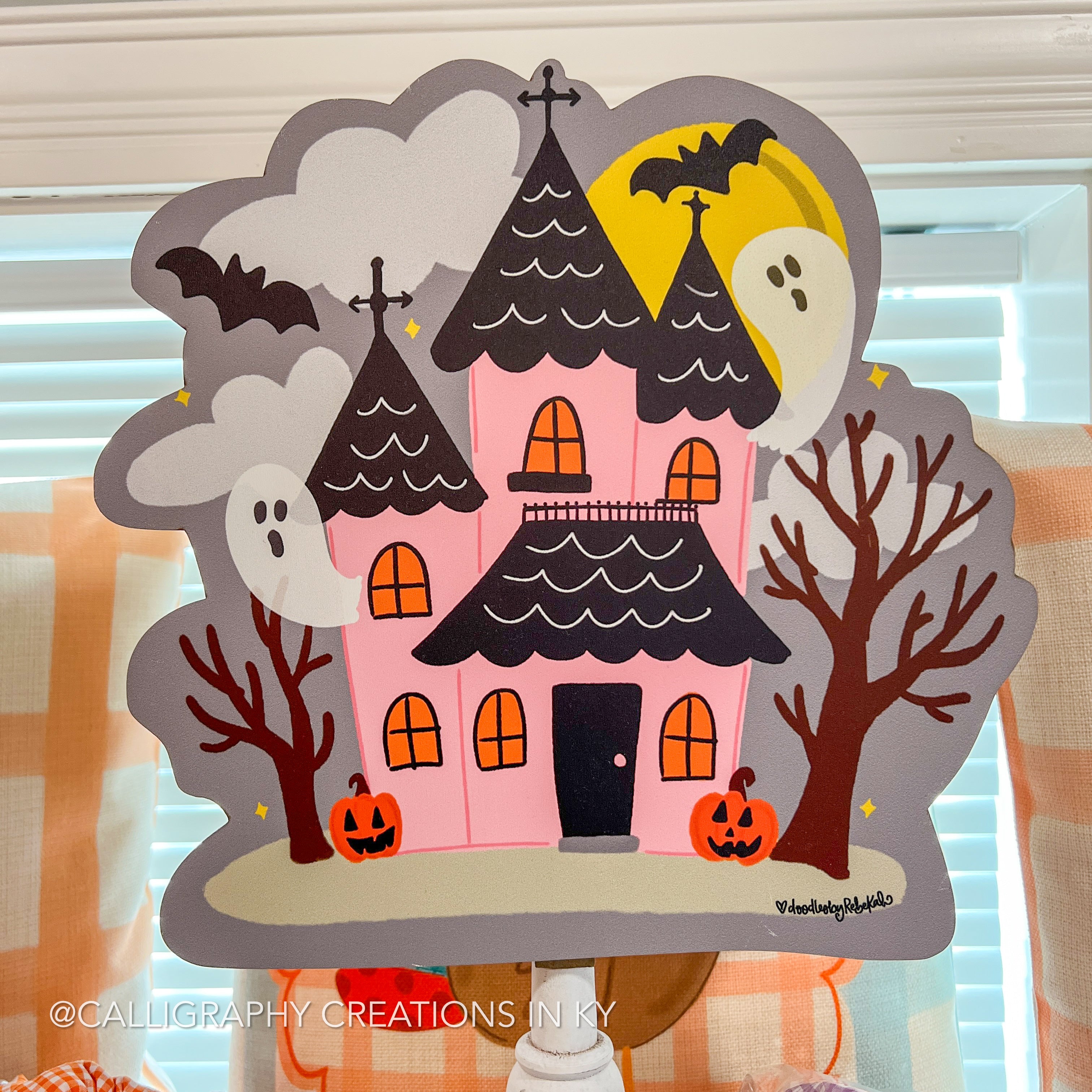 Haunted House Topper - Doodles By Rebekah