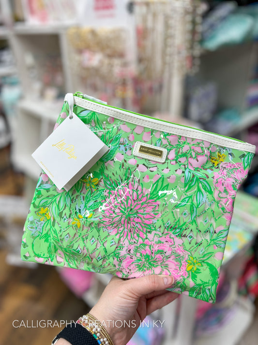 Lime Feeling Good Lilly Pulitzer Beach Day Pouch
