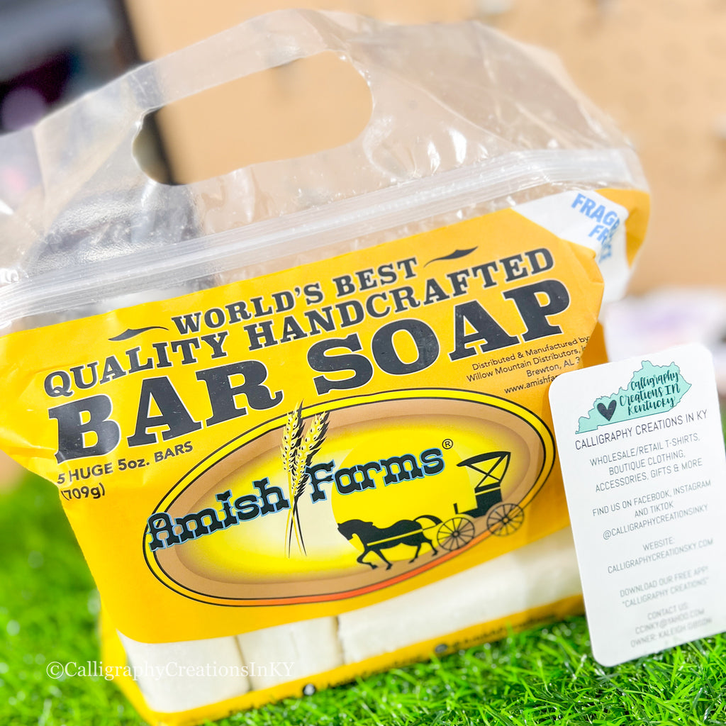Amish Farm Soap 5 Bar Bag