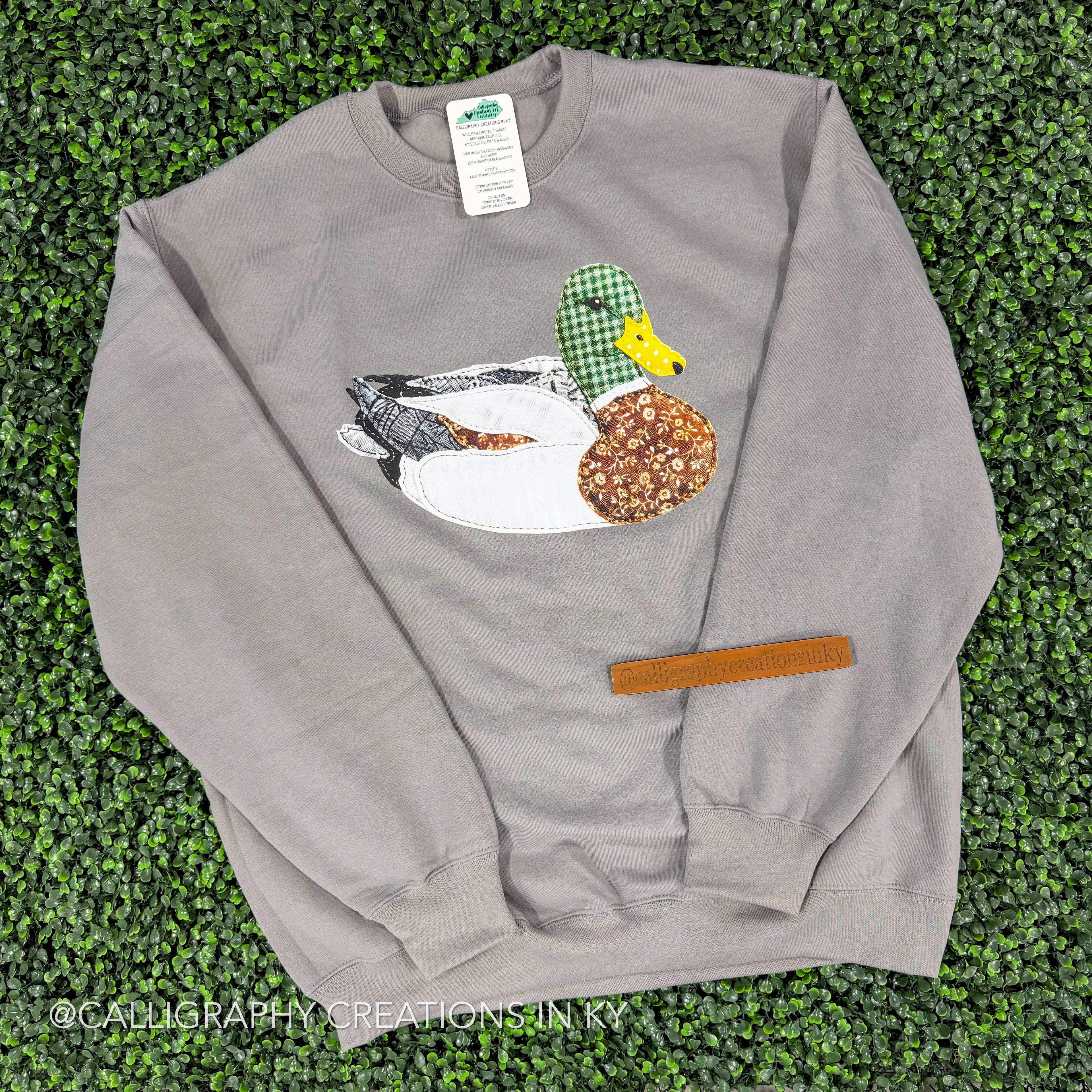 Faux Patchwork Mallard Sweatshirt {Made To Order}