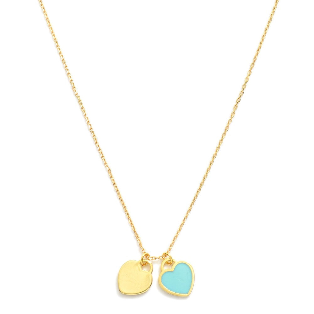 Dainty Chain Heart Necklaces