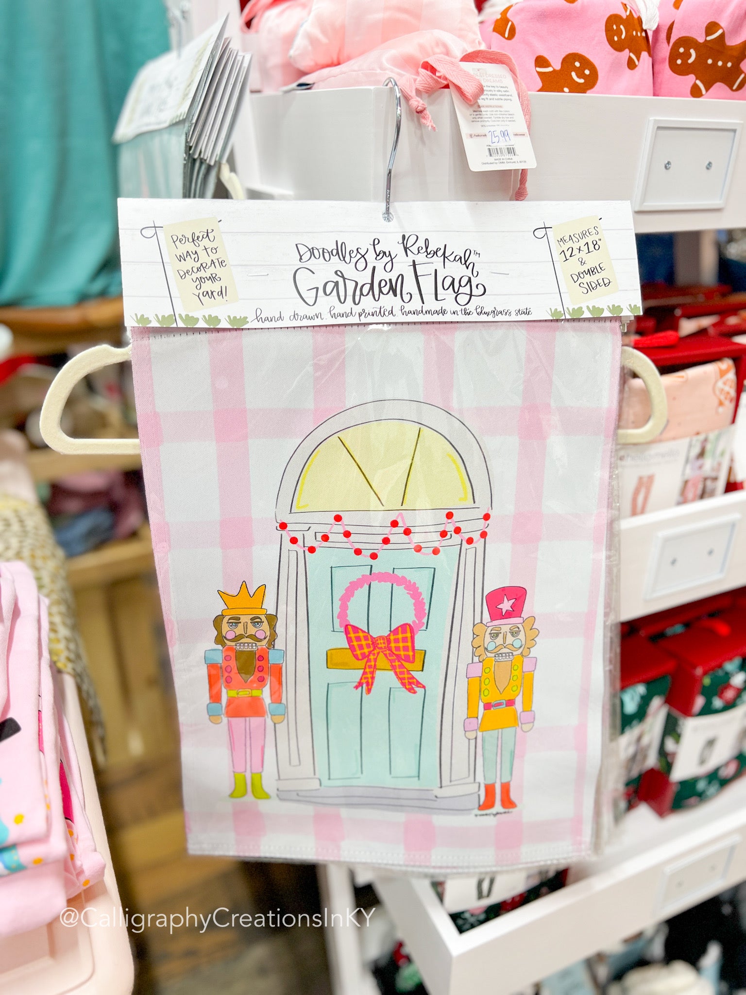 Doodles by Rebekah Garden Flag