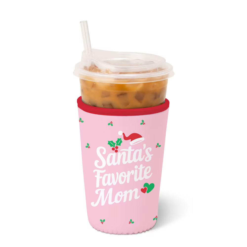 Santa’s Favorite Mom Medium Swig Iced Cup Coolie