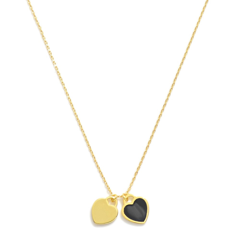 Dainty Chain Heart Necklaces