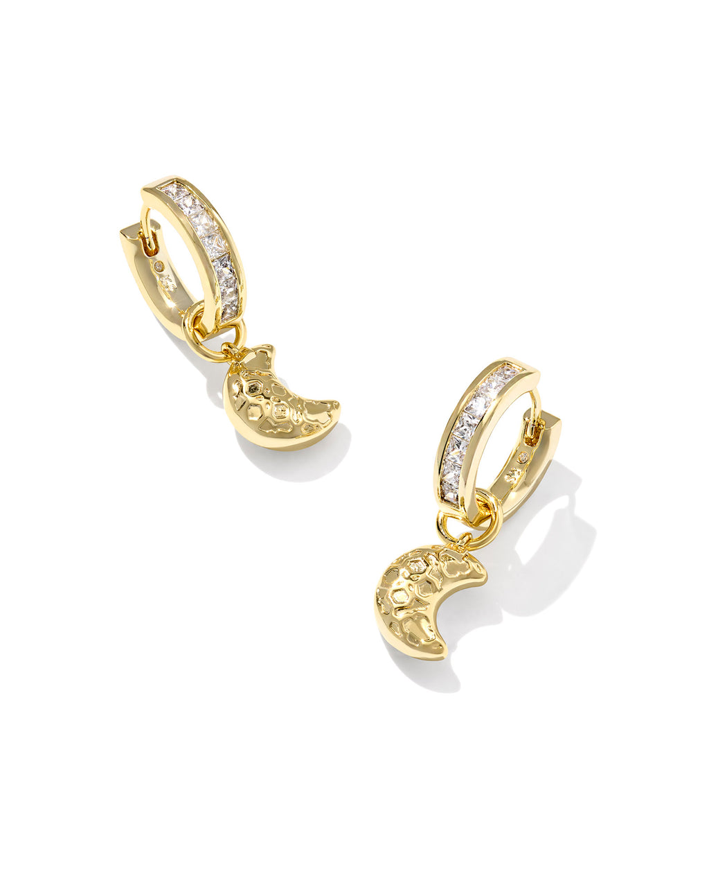 Kendra Scott Moon Huggie Earrings